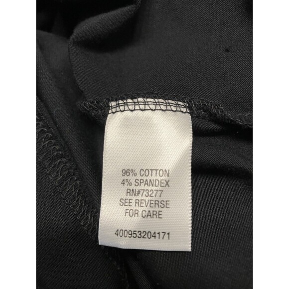 Croft & Barrow Womens Black Mock Neck Tee Size Large NWT - Picture 3 of 7